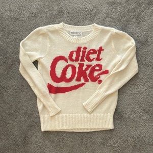 Never worn!! Size has tags! Wildfox Diet Coke Sweater. Size M.